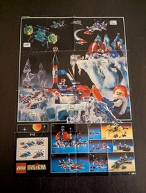 Vintage (1993) LEGO SPACE - Ice Planet 2002 Sets Poster - VERY RARE