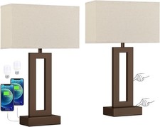 Bedroom Lamps for Night Stands - Touch Control, 3 Way Dimmable