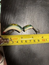 Kautzky Flex Ike Fishing Lure w/Box, 1960's Wood.