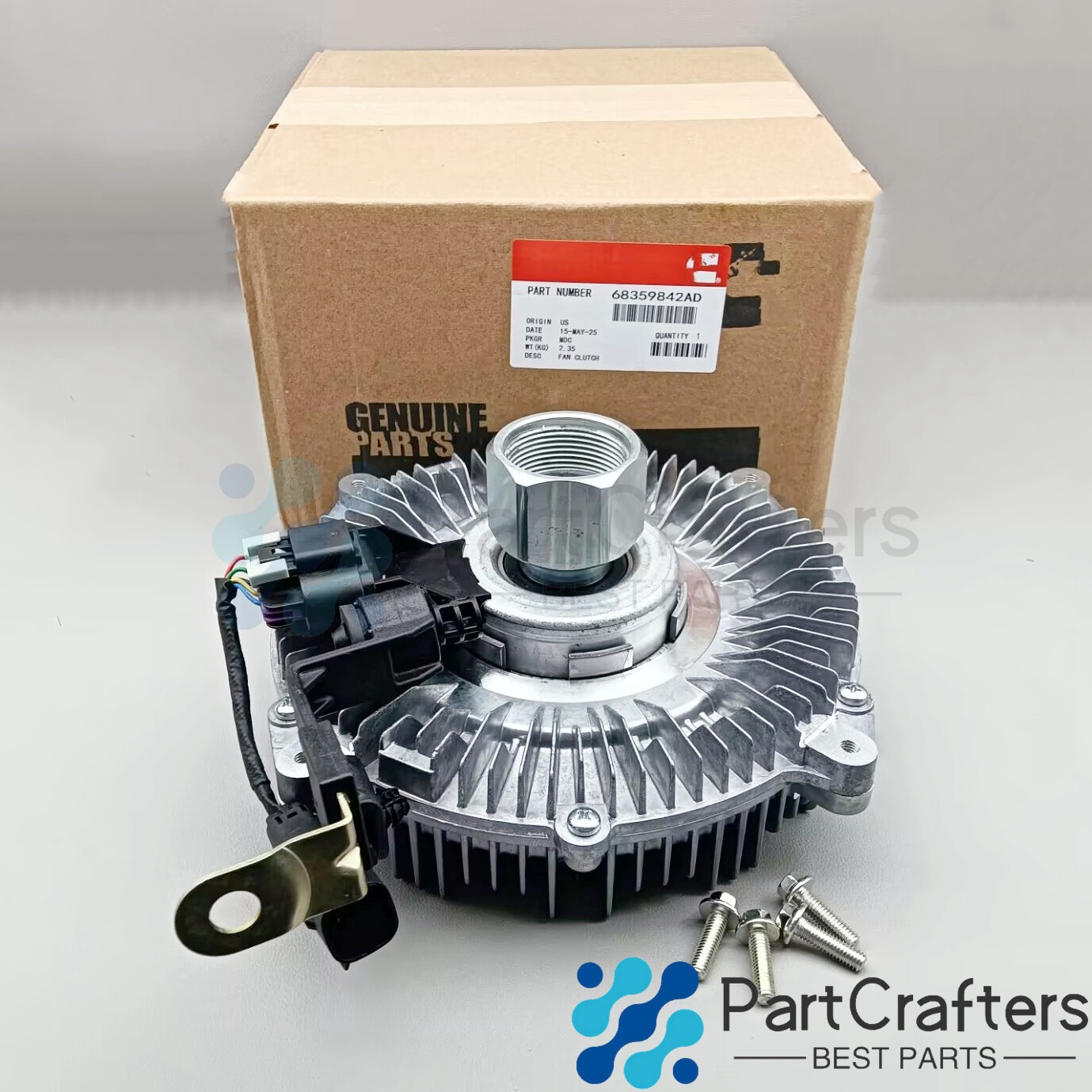 Genuine OEM Fan Clutch Fits For Cummins 2019-2024 Ram 2500-5500 6.7L 68359842AD