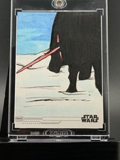 Topps Star Wars Kylo Ren Sketch Card by R Molinelli