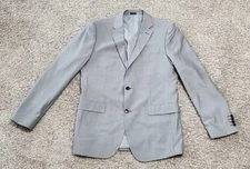 Men's J. Ferrar Blazer Jacket Size 42L Slim Gray