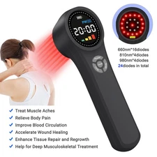 Pain Relief Class4 Laser Therapy Device LLLT NIR Light Treatment 1760mW Home Use