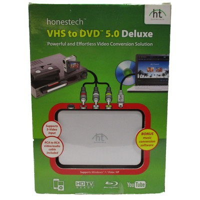 Honestech VHS to DVD 5.0 Deluxe Powerful  Effortless Video Conversion Solution