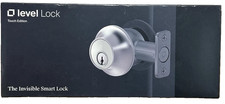 Level Lock Smart Lock Touch Edition Smart Deadbolt Keyless Entry, Black Open Box