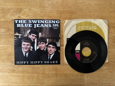 45 7'' SP THE SWINGING BLUE JEANS HIPPY HIPPY SHAKE ON IMPERIAL 66021