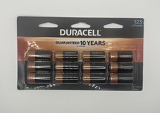 Duracell 123 Lithium Batteries 3V - 12 TOTAL- Exp March 2034 FACTORY SEALED