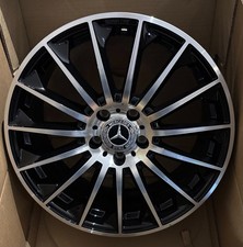 Felgen f&uuml;r Mercedes Benz E-Klasse 211 213 19-Zoll schwarz glanz poliert 4 St&uuml;ck