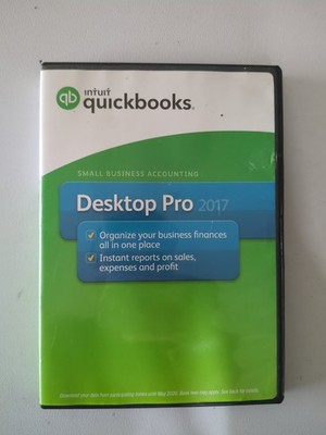 Quickbooks Desktop Pro 2017 Full Retail for Windows UNTESTED SELLING AS-IS