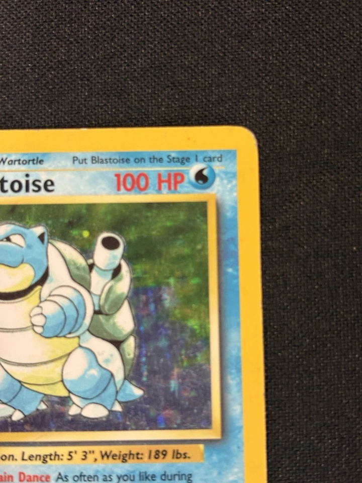 Blastoise 2/102 Base Set Holo Raro Tarjeta Pokémon Foto 3 de 4