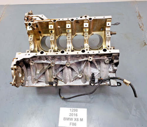 ✅OEM BMW F10 F12 F86 M5 M6 X6 M F85 S63 Engine Motor Cylinder Block Housing 124k