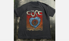 The Cure Wish Tour T-Shirt, Unisex Black Cotton T-shirt, Size S-5XL