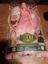 Mattel WICKED SINGING GLINDA Doll Pink Gown Works Great Misprint NEW