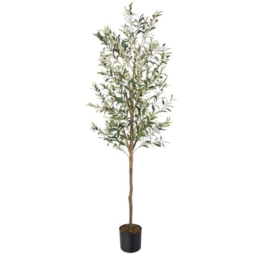 6FT Artificial Silk Olive Tree for Home Decor