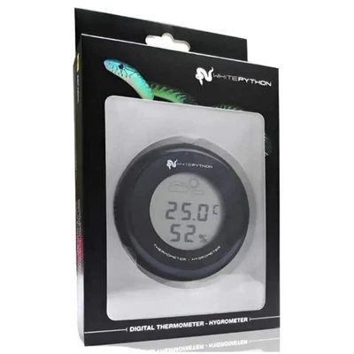 White Python Digital Thermometer - Hygrometer