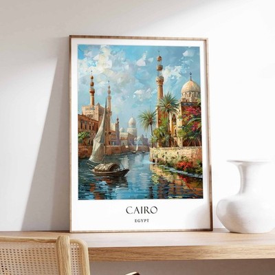 8_Kairo Poster, Islamische Deko, Islamische Kunst, Nahöstliche Kunst, Kairo Geschenk, Cair