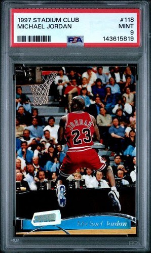 Michael Jordan #118 1997 Stadium Club card