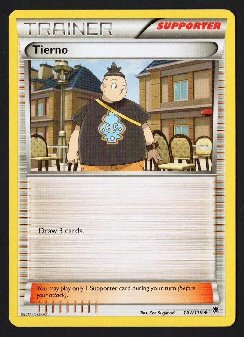 Tierno 107/119 XY Phantom Forces 2014 - Pokémon TCG