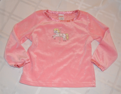 Gymboree LaBelle Epoque Top & Pants Pajamas Carousel Horse 2 Pc