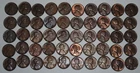 1938 D Lincoln Wheat Cent  Roll (50) ~ EF-AU