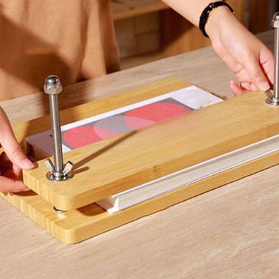 Holz Buchpresse einfache Montage manuelle Bindepresse für