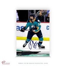 Jaime Bourbonnais New York Sirens Autographed 2024-25 UD PWHL Hockey Card #13