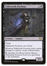 Falkenrath Forebear 111/277 Rare Innistrad: Crimson Vow