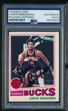 1977-78 Topps #114 Junior Bridgeman signed autograph PSA/DNA dec'd *