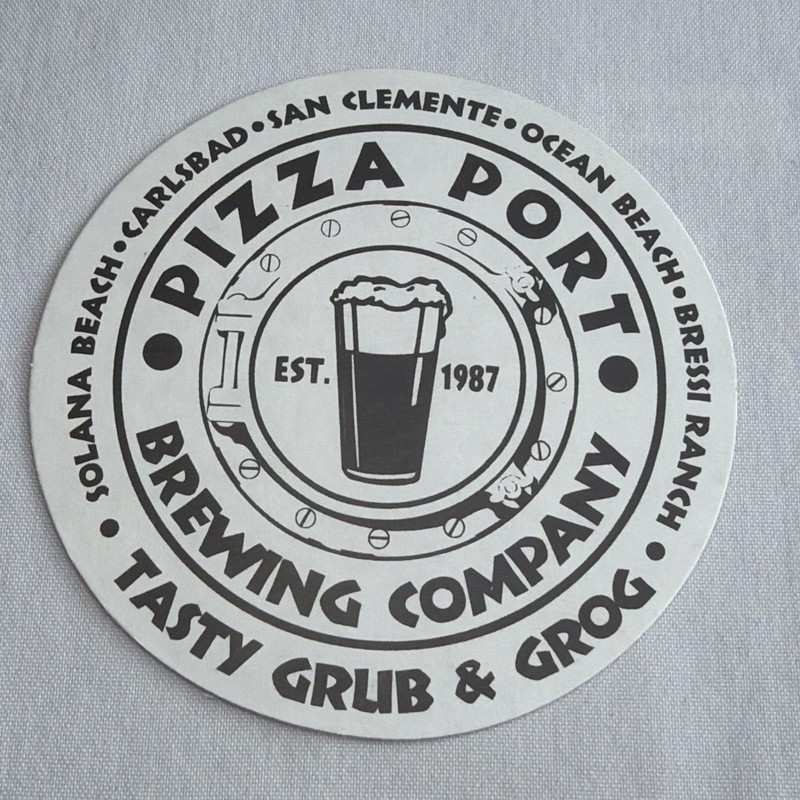 Pizza Port Brewing Company, Tasty Grub & Grog, Solana Beach CA, 4”