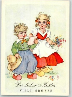39890317 - Kinder Holzschuhe P.M.B. 85/1 Muttertag