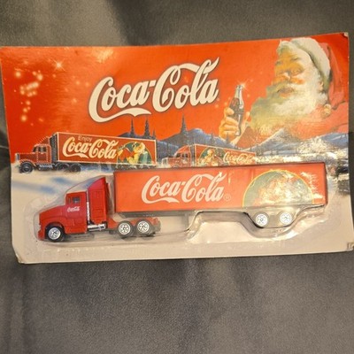 Coca-Cola Christmas Toy Truck 2000 Red White Original Soda Theme