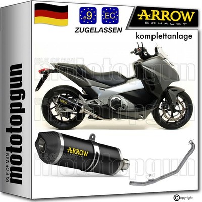 ARROW KOMPLETTANLAGE OP RACE-TECH SCHWARZ C HONDA INTEGRA 750 DCT 2014 14
