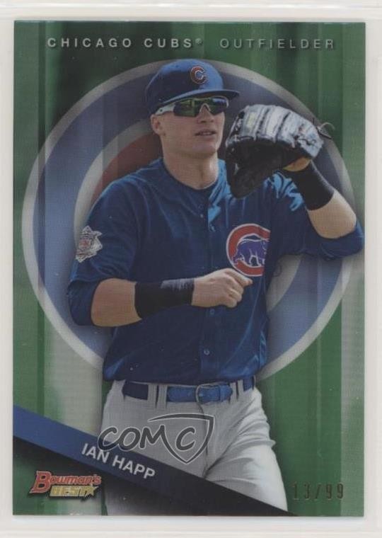 2015 Bowman's Best Top Prospects Green Refractor 13/99 Ian Happ #TP-23 xm0