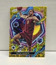 PETE NANCE 2023-24 Topps Chrome Cosmic GOLD INTERSTELLAR REFRACTOR ~ RC #'d /50