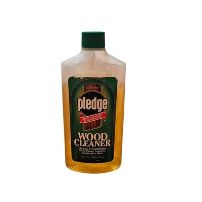 Vintage 1994 Pledge Wood Cleaner Liquid Cleansing Conditioners 16oz SC Johnson