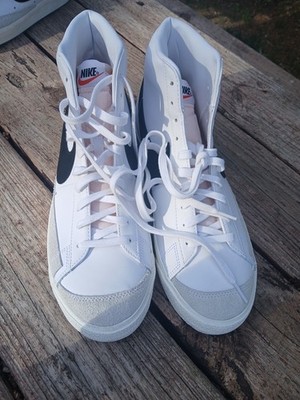 Nike Blazer Mid 77 Vintage White Black Men's Size 13 BQ6806-100 New Sneaker Shoe