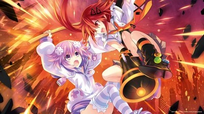 Anime girls hyperdimension neptunia megadimension vii Custom Gaming Mat Desk