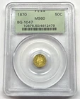 Photo of a 1870 California Fractional Gold from an eBay listing that sold on Jul 14, 2026