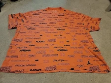 Air Jordan Flight Club Official Member All Over Print T-Shirt Men's 3XL Nike