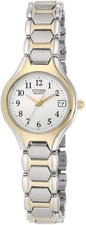 Citizen EU2254-51A Quartz Stainless Steel Gold & Silver Tone Ladies Watch