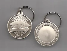 Senior Class of 2011 graduate coin style key chain reunion gift