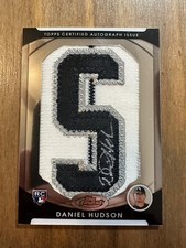 DANIEL HUDSON 2010 Topps Finest AUTOGRAPH/ PATCH ROOKIE #061/217 (#153)- Chisox