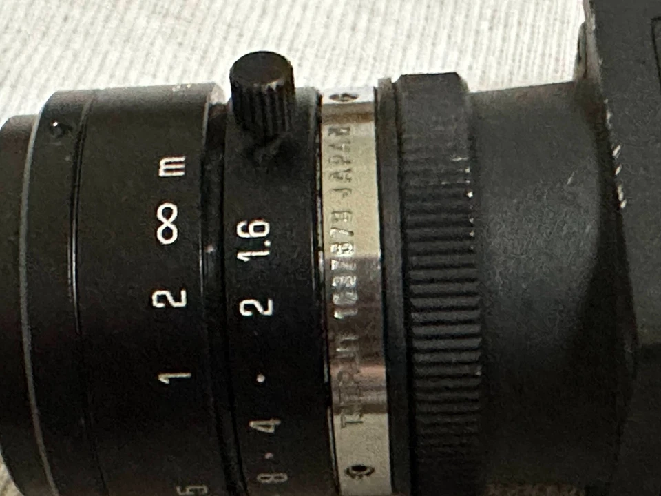 Omron F150-S1A CCD Camera W/ TV lens 8mm 1:1.3 Machine Vision Data Acquisition - Image 3 of 4