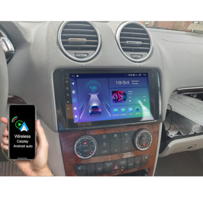Autoradio Android 9 Pollici Per Mercedes ML GL W164 X164 – 2G+64G Con Carplay Wireless, GPS, WiFi, Bluetooth, Cam Posteriore