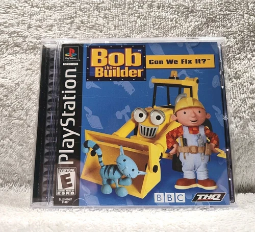Bob the Builder: Can We Fix It? - (PS1, 2001) *CIB* VGC* Black Label* FREE SHIP!
