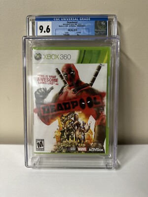 Deadpool Xbox Shell 2013 Microsoft Xbox 360 DEADPOOL Activision New Sealed CGC Graded 9.6 ...