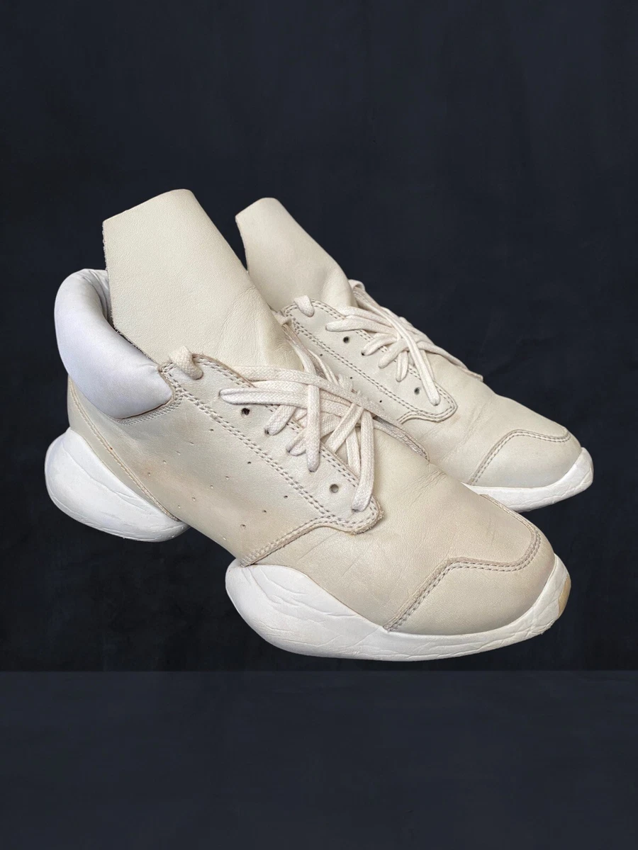 Rick Owens Adidas Shoes US 5 White Runway Tech Runner Sneakers