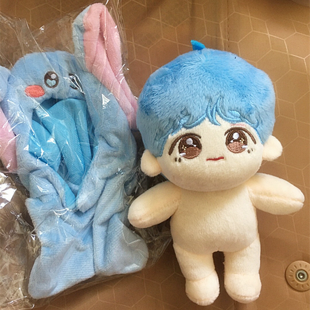 COMFORT 青いぬいぐるみマスコット BTS V 15cm KPOP Bangtan Boys Plush Blueberry TaeHyung V Doll Toy