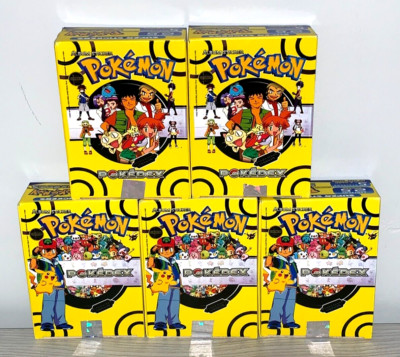 5 BOXES - 2022 BOX POKEMON POKEDEX Vol. II - 125 Sealed Packs