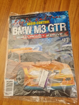 1/10 HACHETTE BAUE DAS BMW M3 GTR RC T4SN THUNDER TIGER AUTOBAUSET AUSGABE 97
